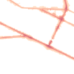 Night-time road noise heatmap for CH41 8AL