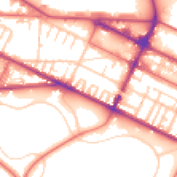 Daytime road noise heatmap for CH41 8AP