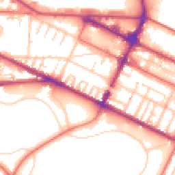 Daytime road noise heatmap for CH41 8AR