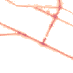 Night-time road noise heatmap for CH41 8AR