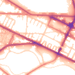 Daytime road noise heatmap for CH41 8BX