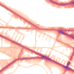 Daytime road noise heatmap for CH41 8DG