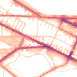 Daytime road noise heatmap for CH41 8DJ