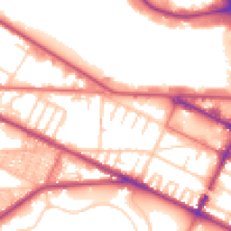 Daytime road noise heatmap for CH41 8DX