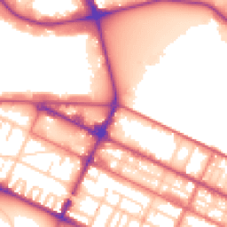 Daytime road noise heatmap for CH41 8EP