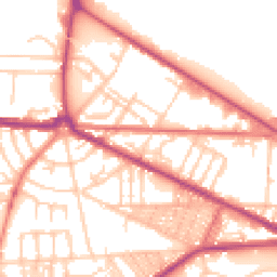 Daytime road noise heatmap for CH41 8FF