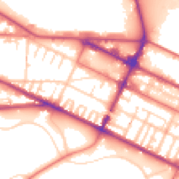 Daytime road noise heatmap for CH41 8FL