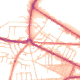 Daytime road noise heatmap for CH41 8JE