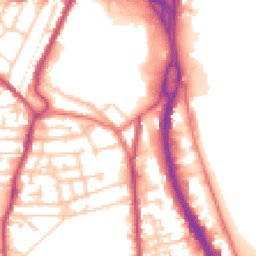 Daytime road noise heatmap for CH41 9AG