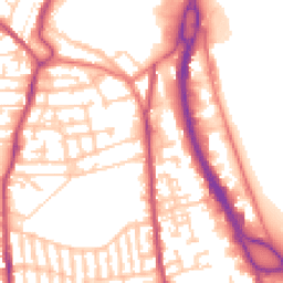 Daytime road noise heatmap for CH41 9AJ