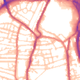 Daytime road noise heatmap for CH41 9AL