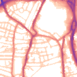 Daytime road noise heatmap for CH41 9AP