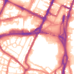Daytime road noise heatmap for CH41 9BU