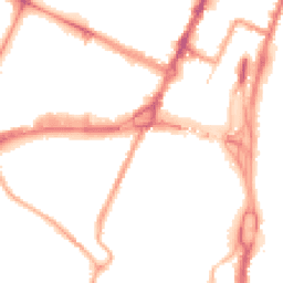 Night-time road noise heatmap for CH41 9BU