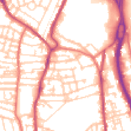 Daytime road noise heatmap for CH41 9DX