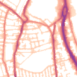 Daytime road noise heatmap for CH41 9DY