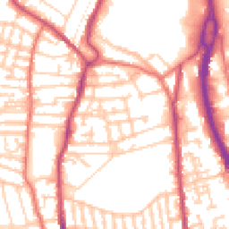 Daytime road noise heatmap for CH41 9EJ