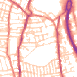 Daytime road noise heatmap for CH41 9EP