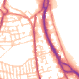 Daytime road noise heatmap for CH41 9HA