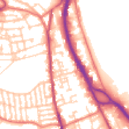 Daytime road noise heatmap for CH41 9HD