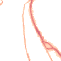Night-time road noise heatmap for CH41 9HD