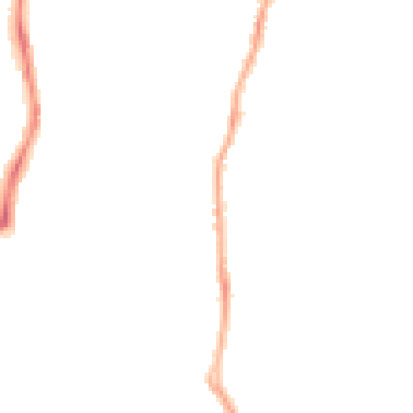 Night-time road noise heatmap for CH42 0LX
