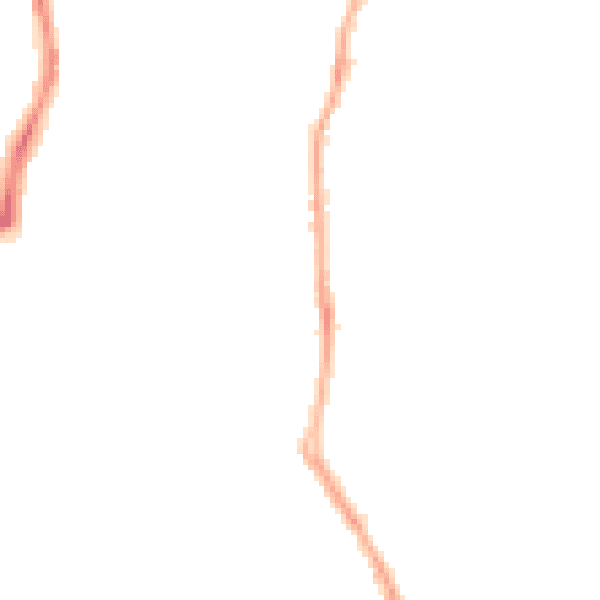 Night-time road noise heatmap for CH42 0NQ