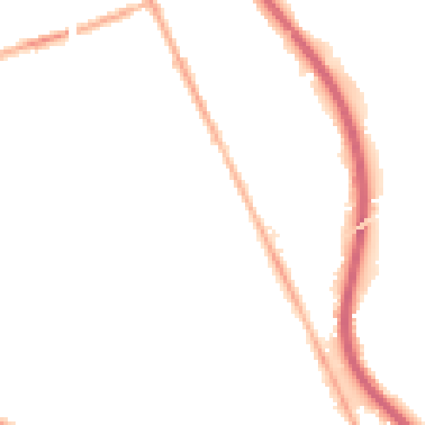 Night-time road noise heatmap for CH42 1QG