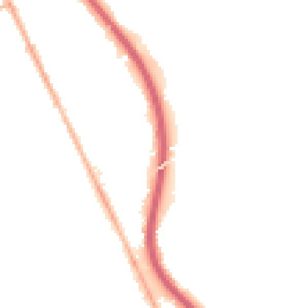 Night-time road noise heatmap for CH42 1RN