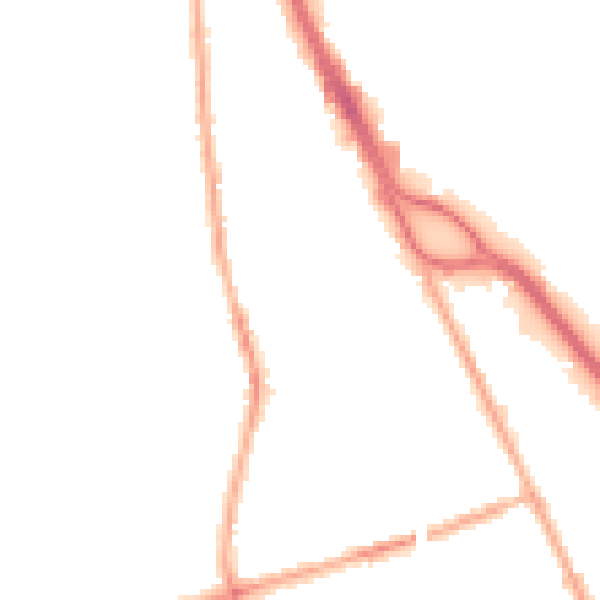 Night-time road noise heatmap for CH42 3YP