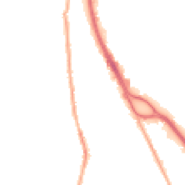 Night-time road noise heatmap for CH42 3YQ