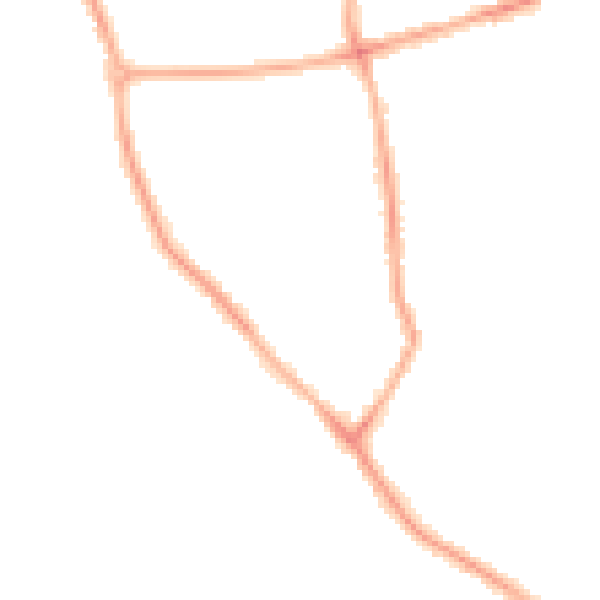 Night-time road noise heatmap for CH42 4PN