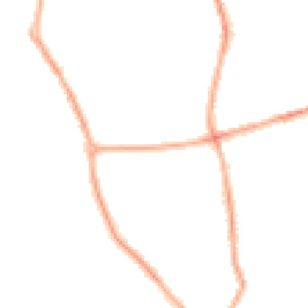 Night-time road noise heatmap for CH42 4QY