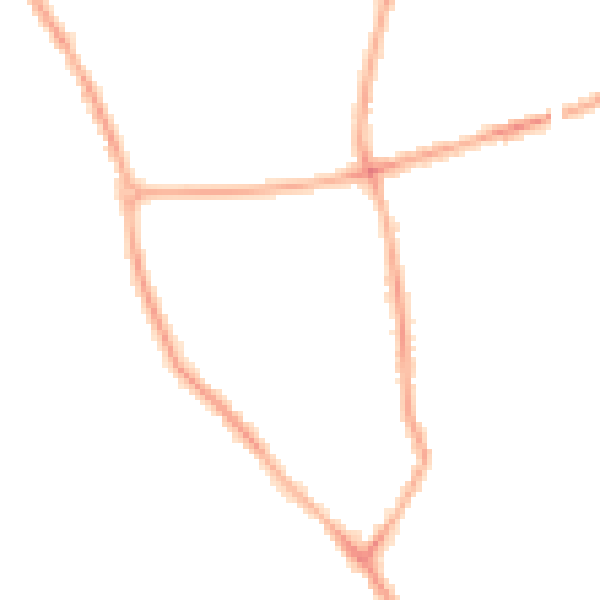 Night-time road noise heatmap for CH42 4RE