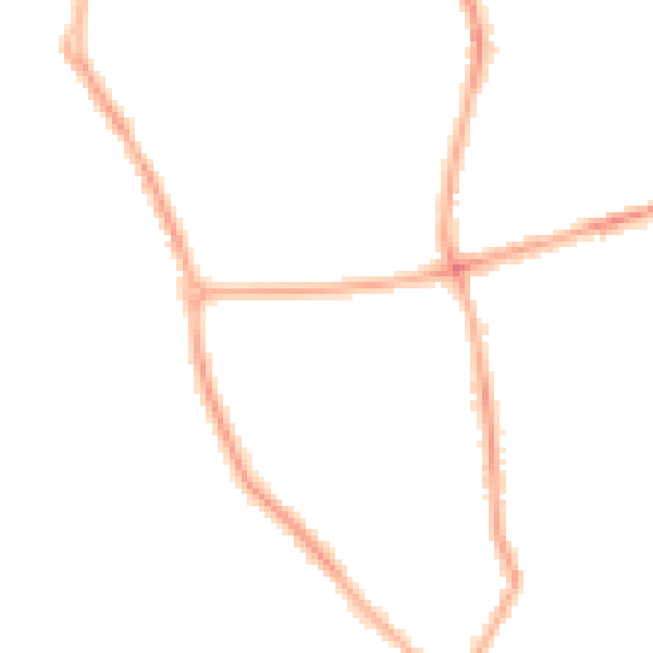 Night-time road noise heatmap for CH42 4RH