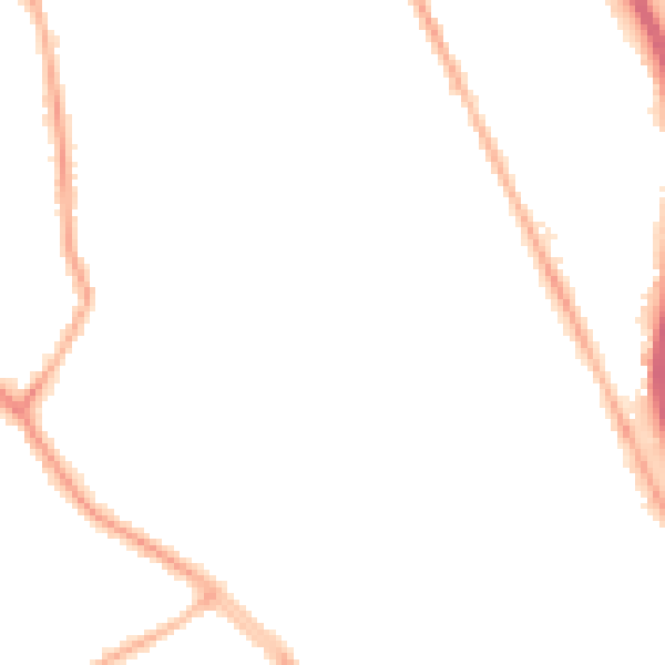 Night-time road noise heatmap for CH42 4RP