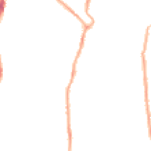 Night-time road noise heatmap for CH42 5LE