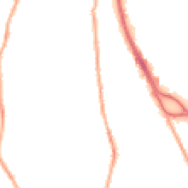 Night-time road noise heatmap for CH42 5ND