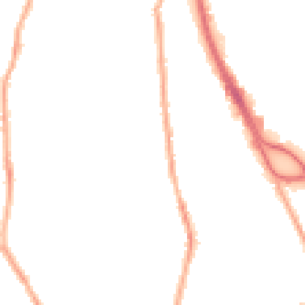 Night-time road noise heatmap for CH42 5NY