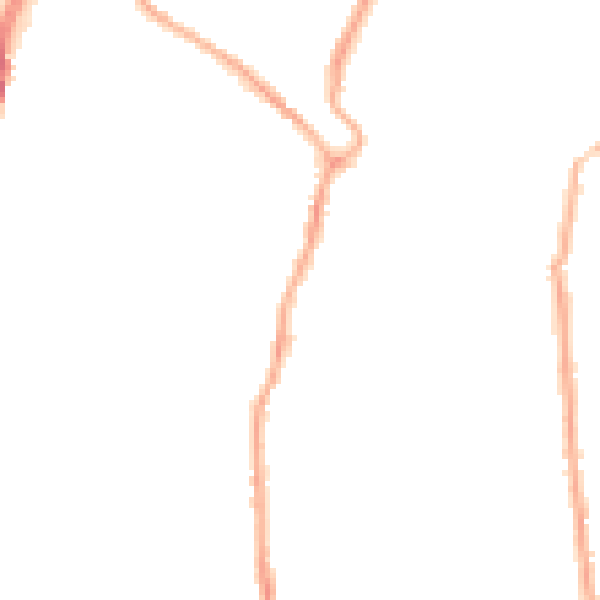 Night-time road noise heatmap for CH42 5QD