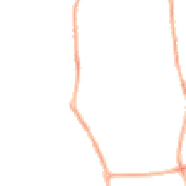 Night-time road noise heatmap for CH42 6PP
