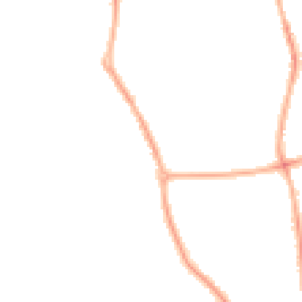 Night-time road noise heatmap for CH42 6PY
