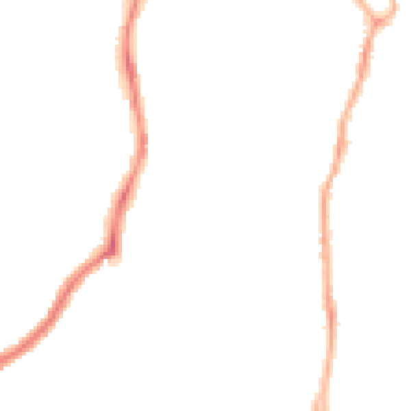 Night-time road noise heatmap for CH42 7JD
