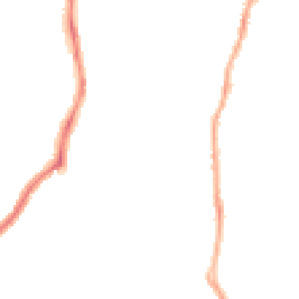 Night-time road noise heatmap for CH42 7JE