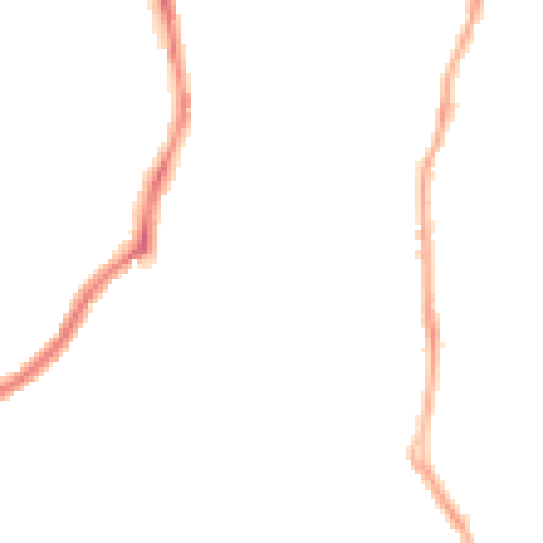 Night-time road noise heatmap for CH42 7JU