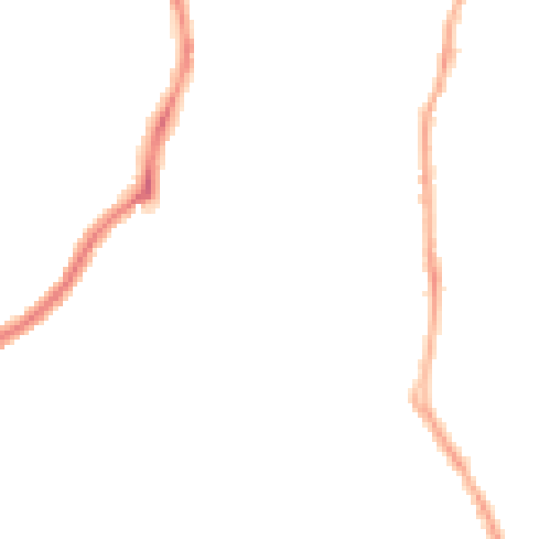 Night-time road noise heatmap for CH42 7JZ