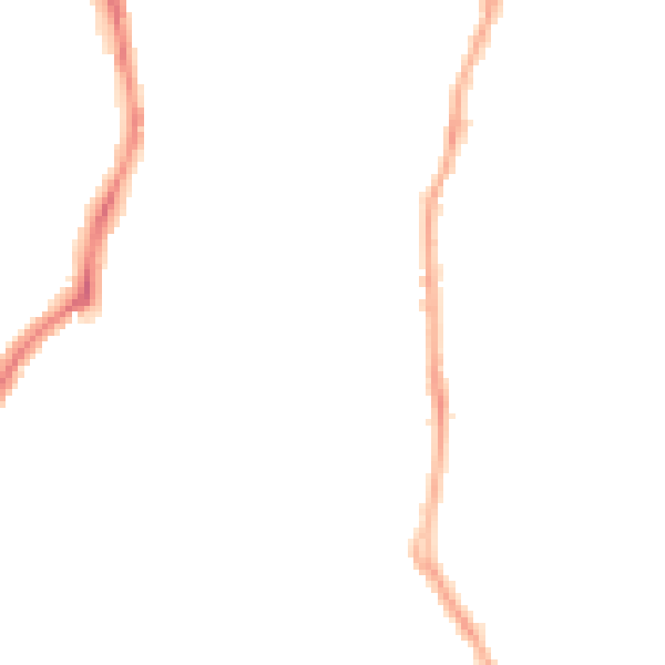 Night-time road noise heatmap for CH42 7LD