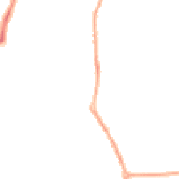 Night-time road noise heatmap for CH42 7LG