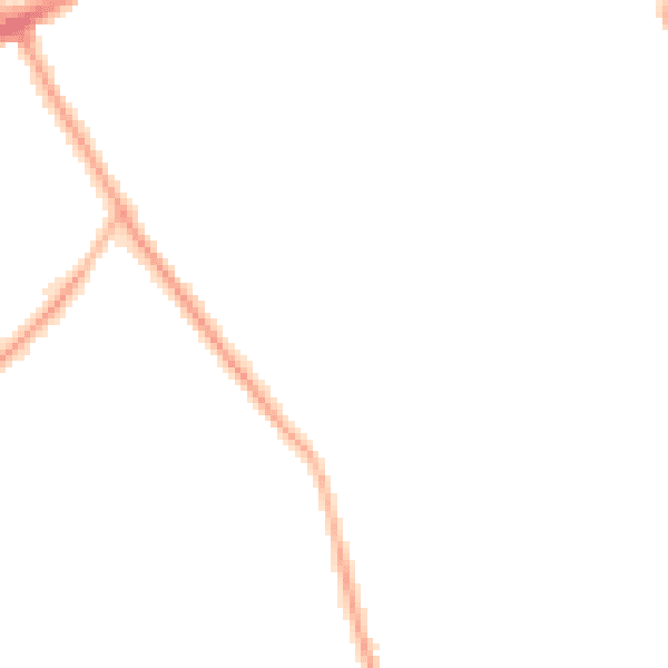 Night-time road noise heatmap for CH42 8NX