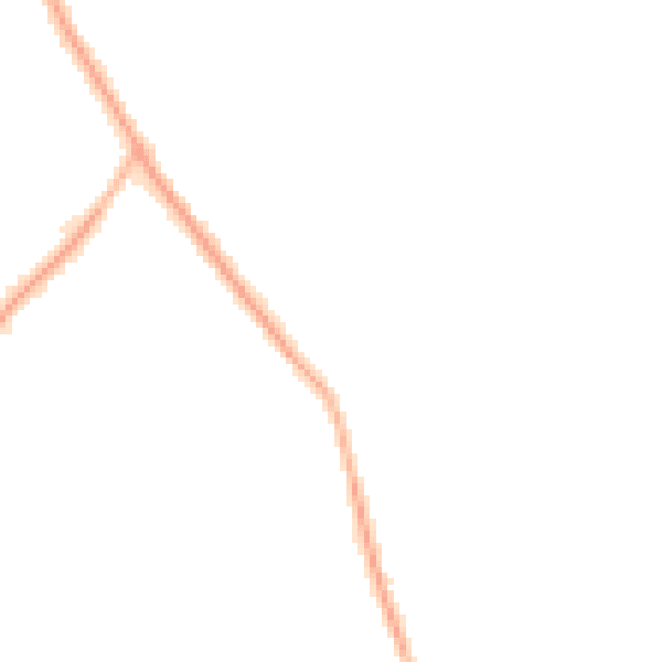 Night-time road noise heatmap for CH42 8NZ